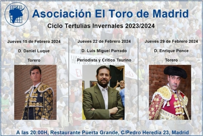 Luque, Parrado y Ponce, en el ciclo final de tertulias de la ATM