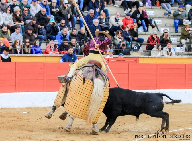 'Miguel Andrades puntúa en la novillada de 3 Puyazos'