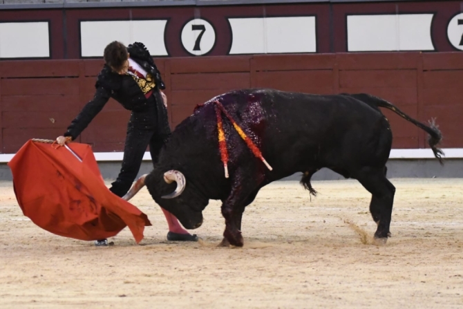 Oreja para Adrián de Torres ante una buena corrida de José Enrique Fraile'