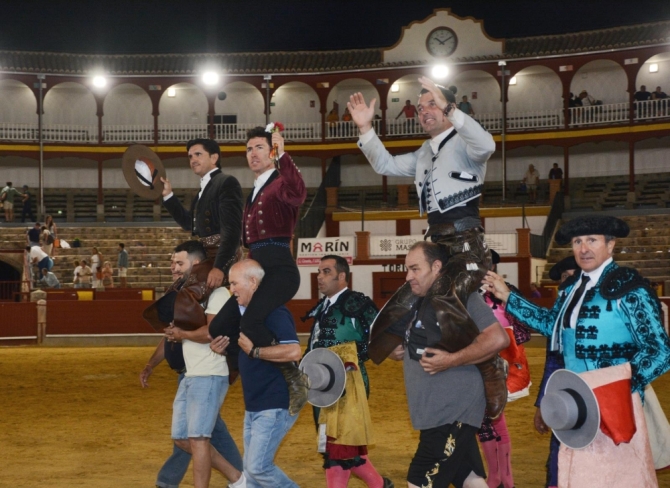 Triple puerta grande de rejones en Ciudad Real 