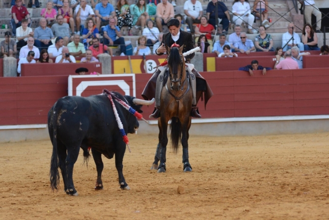 Triple puerta grande de rejones en Ciudad Real 