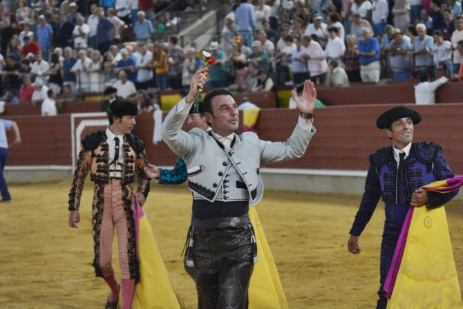 Triple puerta grande de rejones en Ciudad Real 