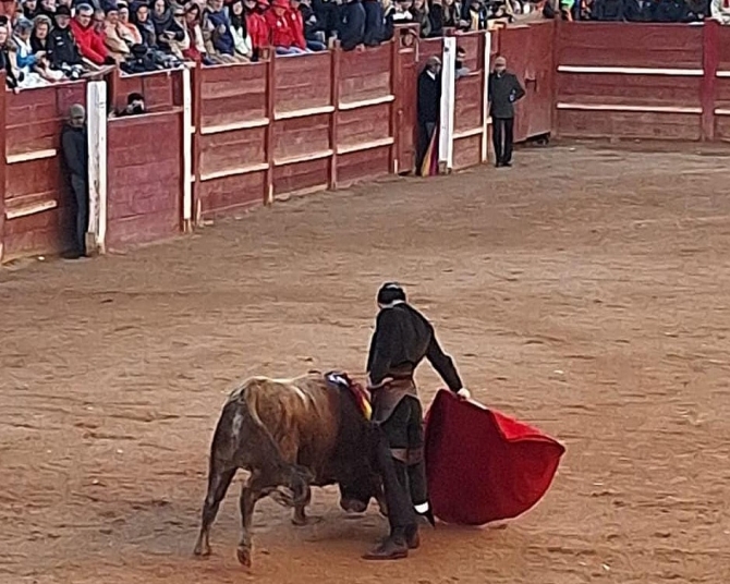 'La torería de Aguado firma una bella obra en Miróbriga'
