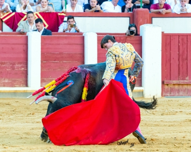 Luque se lleva otra buena tarde de Victorino, en Valladolid 