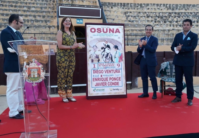 Osuna presenta uno de los primeros festejos del año