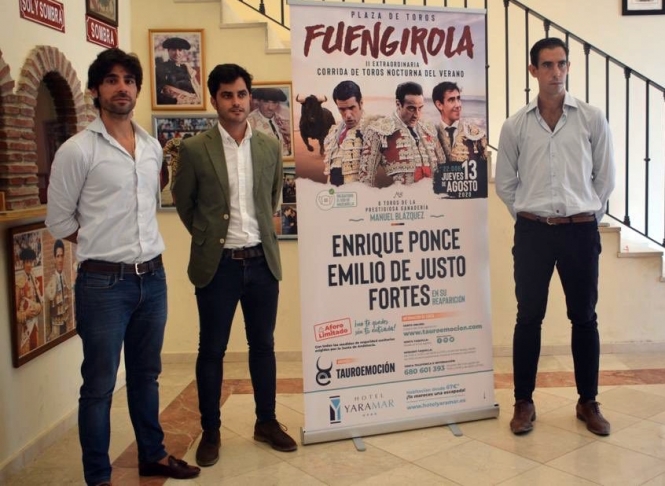 Fortes regresa en Fuengirola con Ponce y De Justo