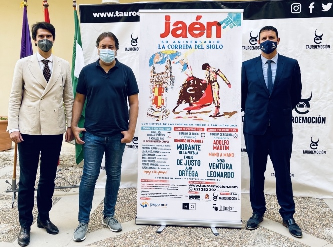 Morante, Emilio de Justo y Juan Ortega, en Jaén