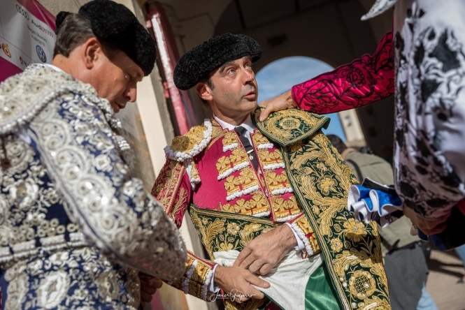 Ventura, Ponce y Curro Díaz, en Santisteban del Puerto