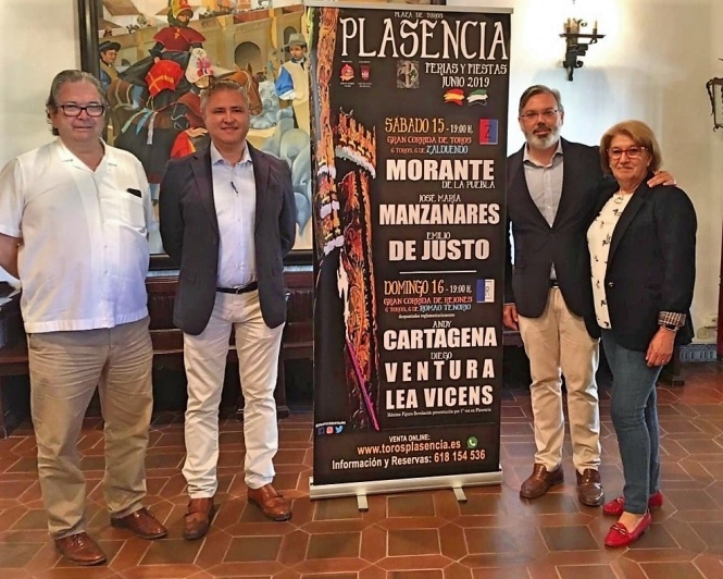 Plasencia anuncia un cartel de figuras y 'zalduendos'